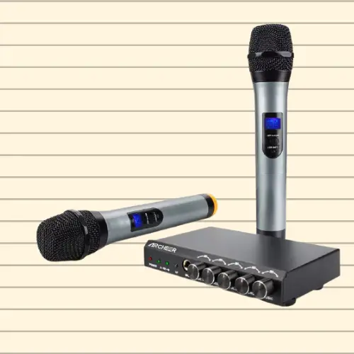 ARCHEER Wireless Microphone System Karaoke Machine 