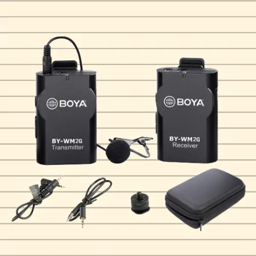 BOYA BY-WM2G Wireless Lavalier Microphone System