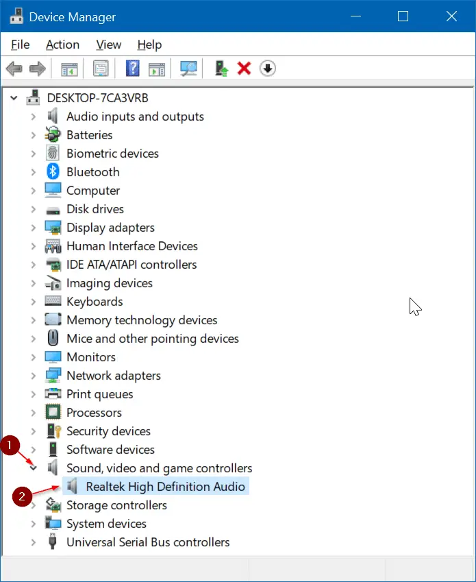Update Your Audio Driver in Windows