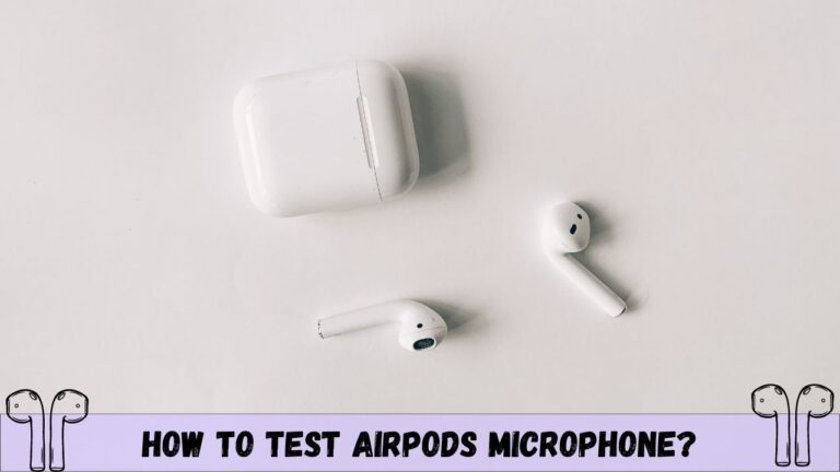 test airpod microphone