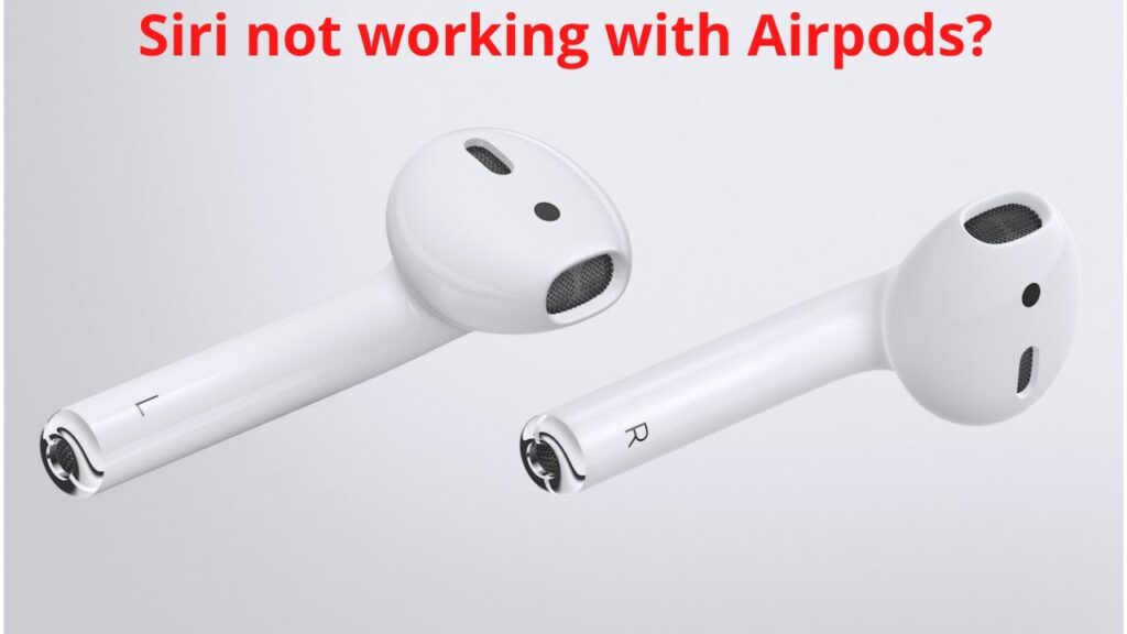 Siri Not Working with AirPods