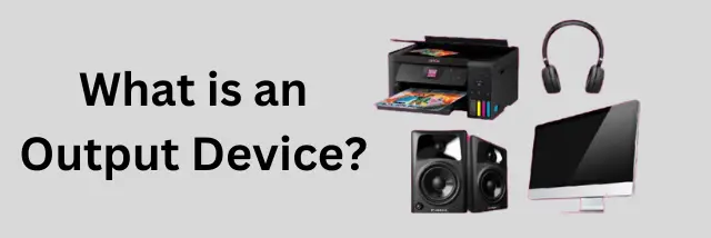 What is an Output Device?
